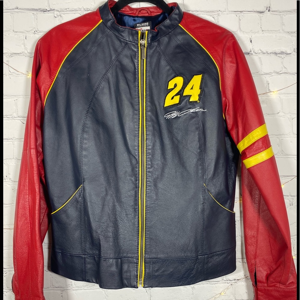 Authentic Chase Wilson Leather Jeff Gordon Jacket